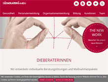 Tablet Screenshot of dieberaterinnen.com